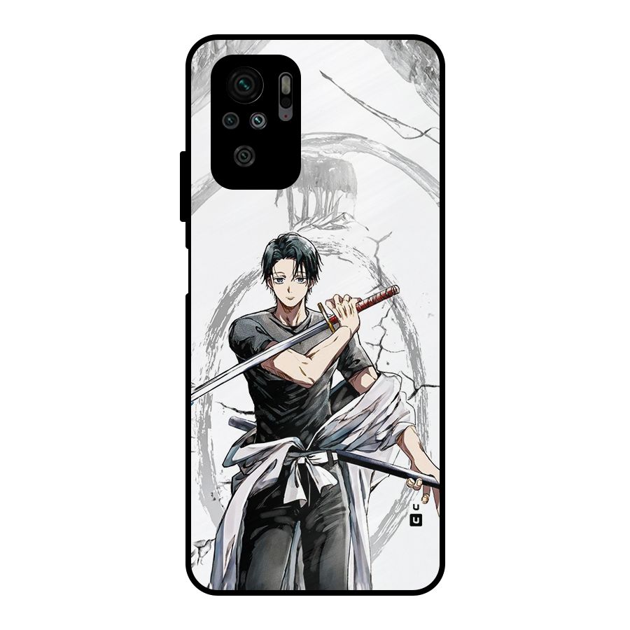 Yuta With Katana Metal Back Case for Redmi Note 11 SE