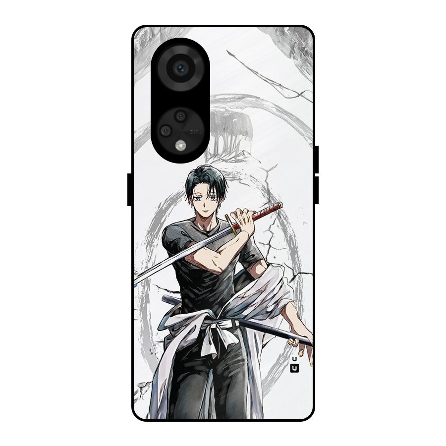 Yuta With Katana Metal Back Case for Reno8 T 5G