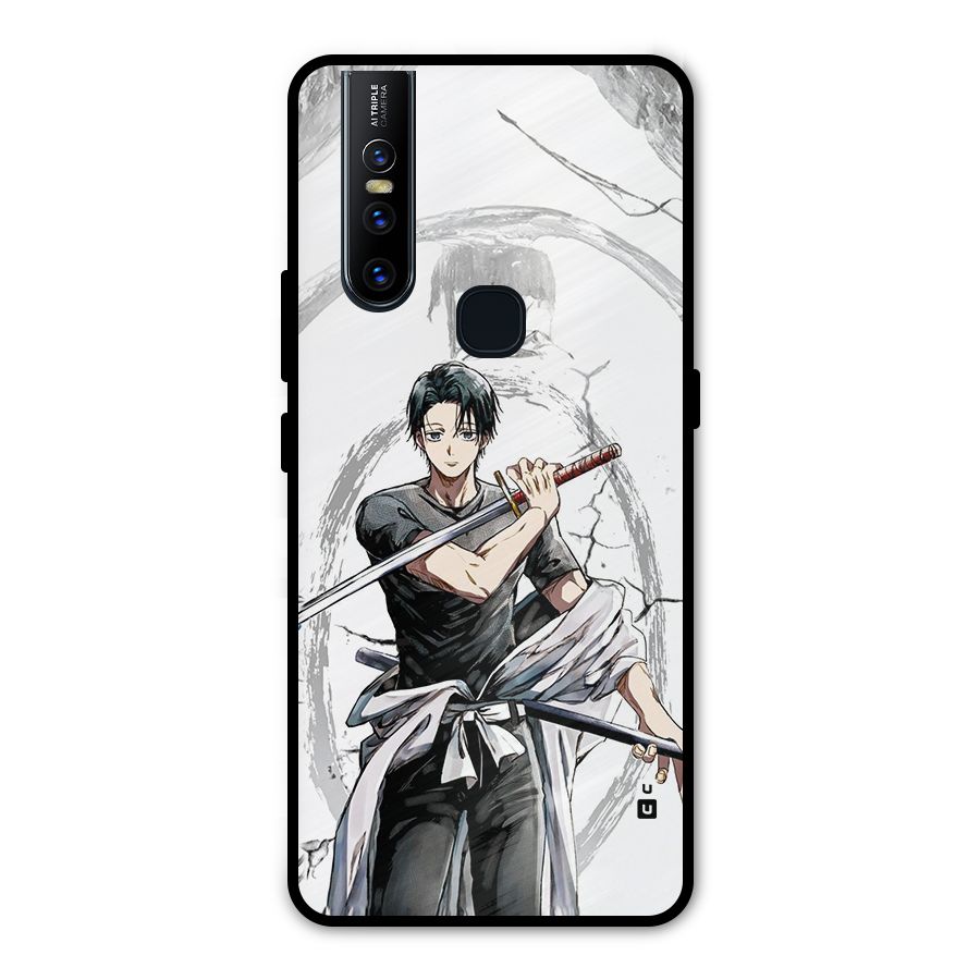 Yuta With Katana Metal Back Case for Vivo V15