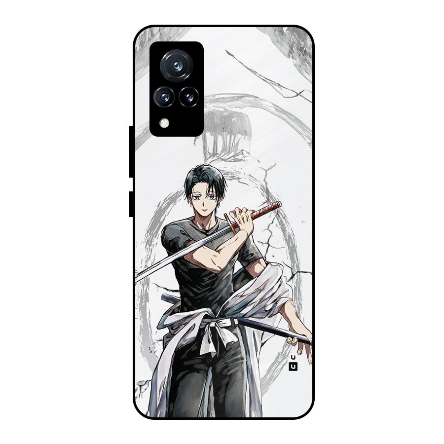 Yuta With Katana Metal Back Case for Vivo V21 5G