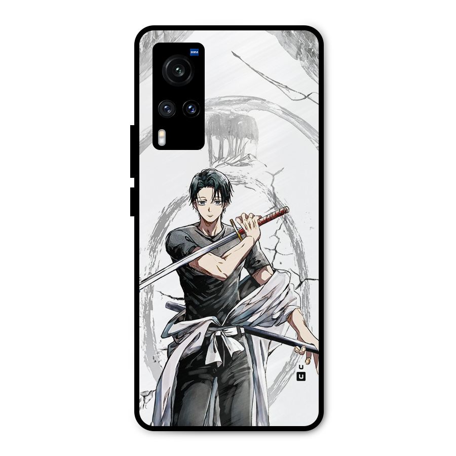 Yuta With Katana Metal Back Case for Vivo X60