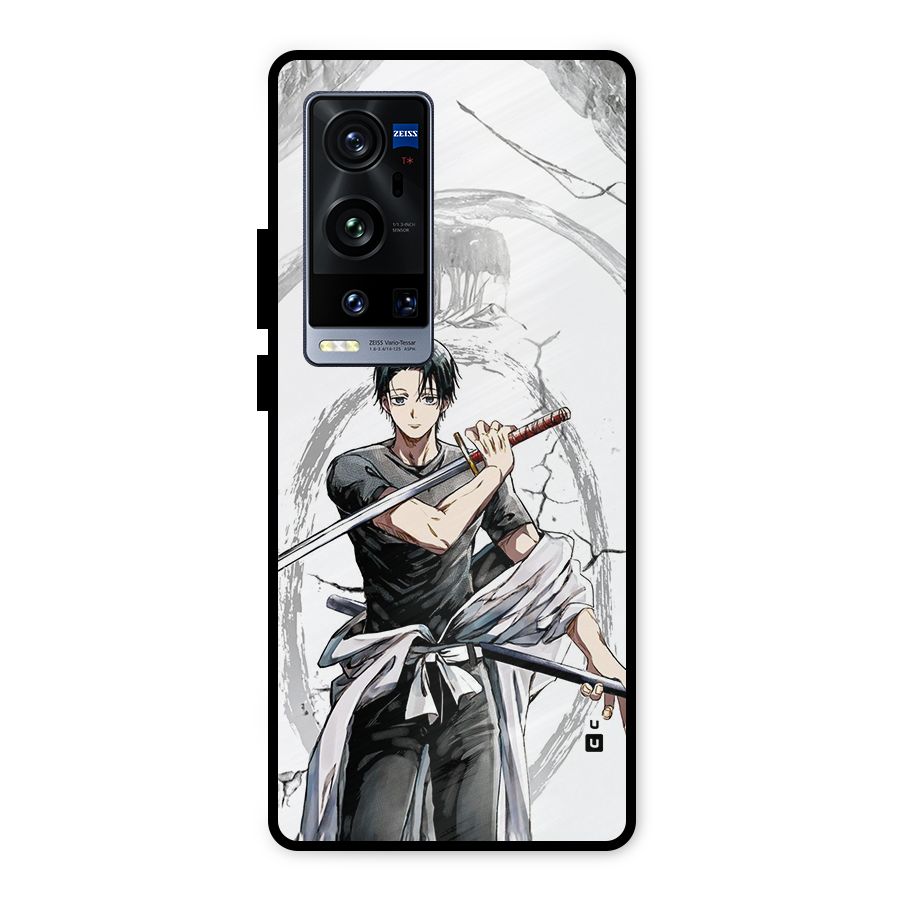 Yuta With Katana Metal Back Case for Vivo X60 Pro Plus