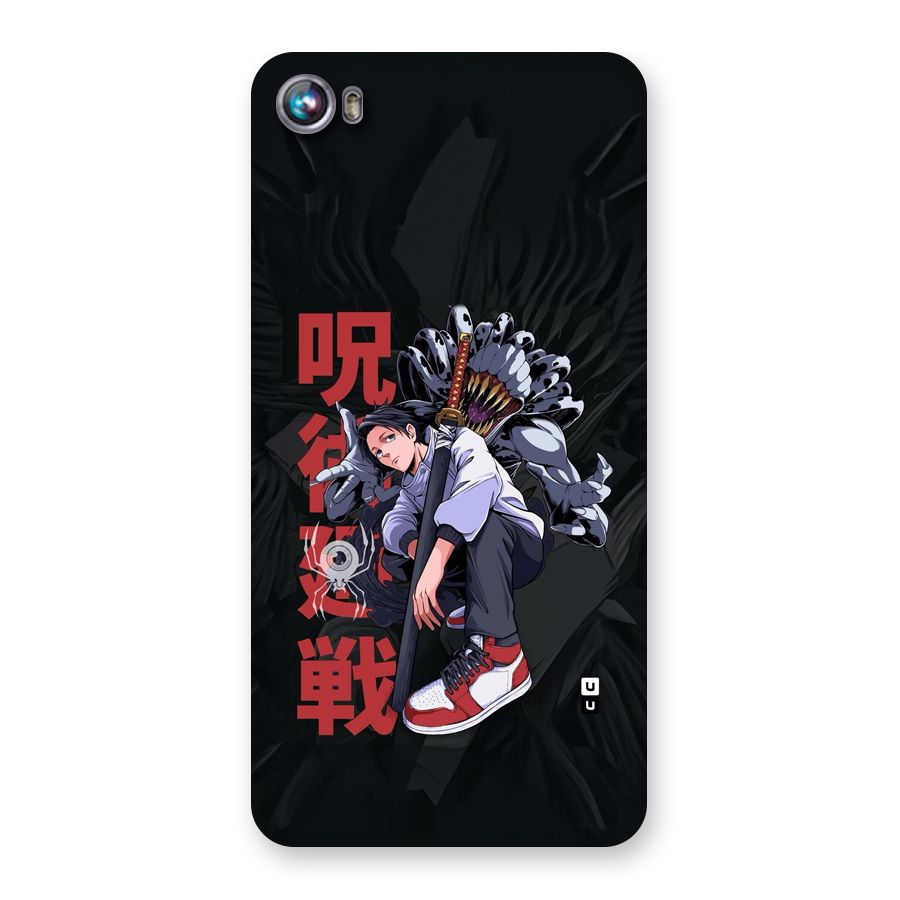 Yuta With Rika Back Case for Canvas Fire 4 (A107)