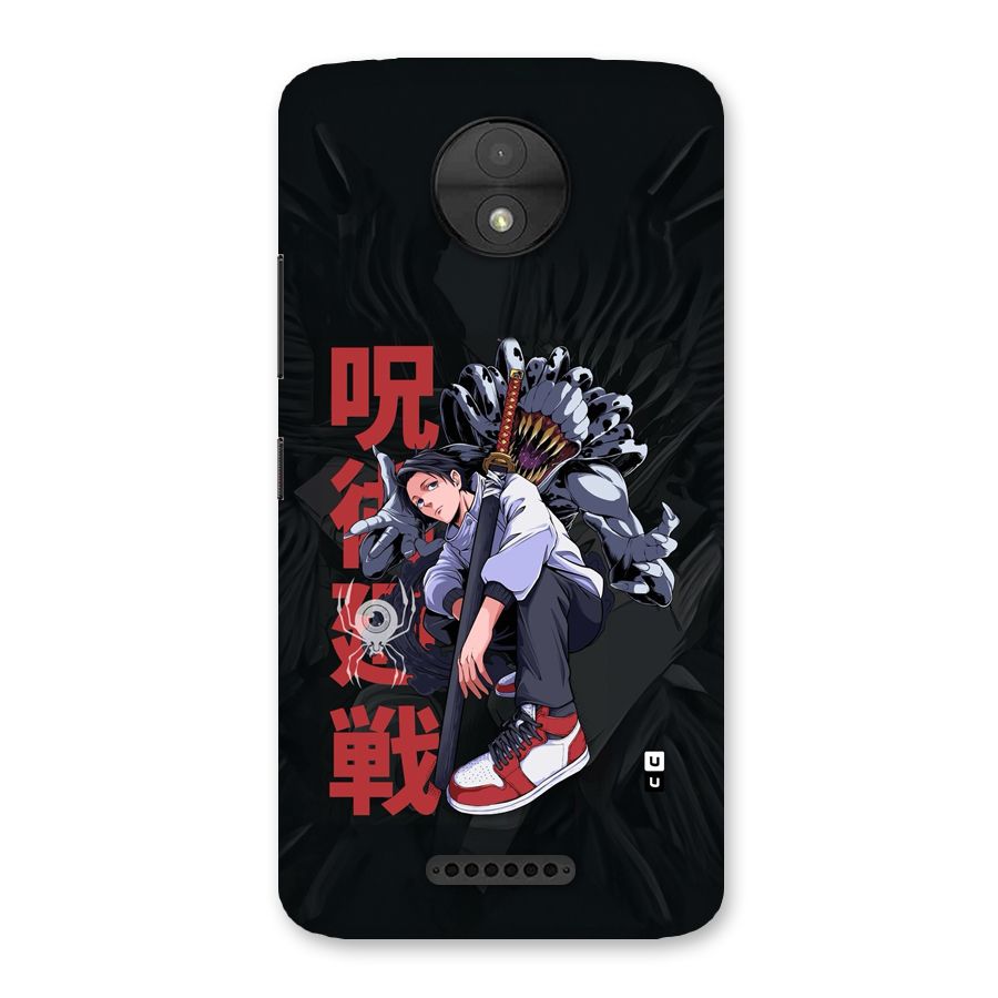 Yuta With Rika Back Case for Moto C
