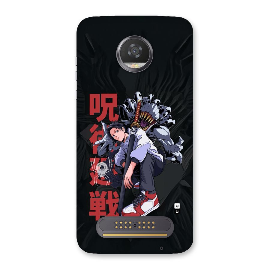 Yuta With Rika Back Case for Moto Z2 Play
