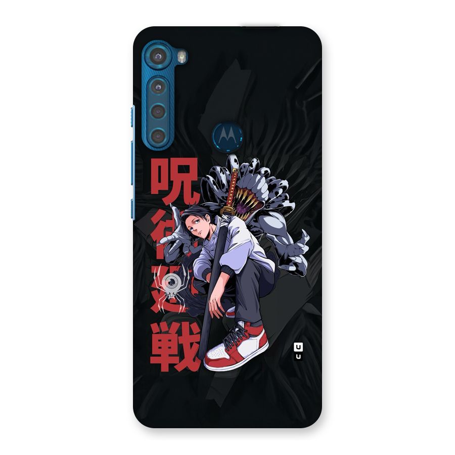 Yuta With Rika Back Case for Motorola One Fusion Plus