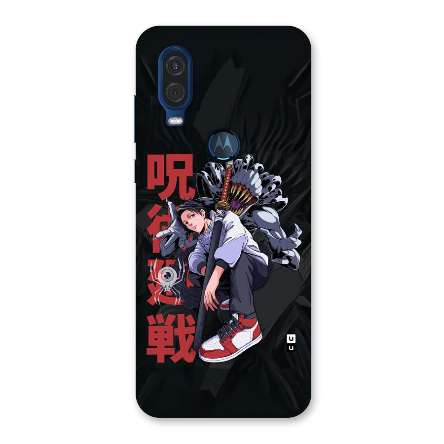 Yuta With Rika Back Case for Motorola One Vision