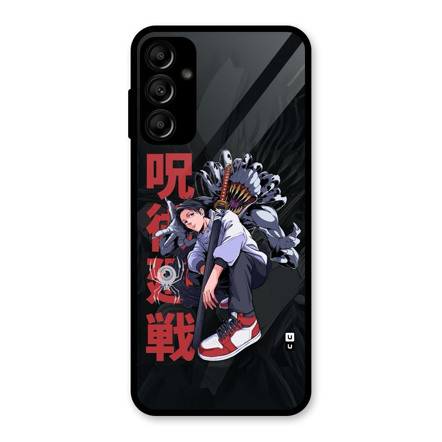 Yuta With Rika Glass Back Case for Galaxy A14 5G