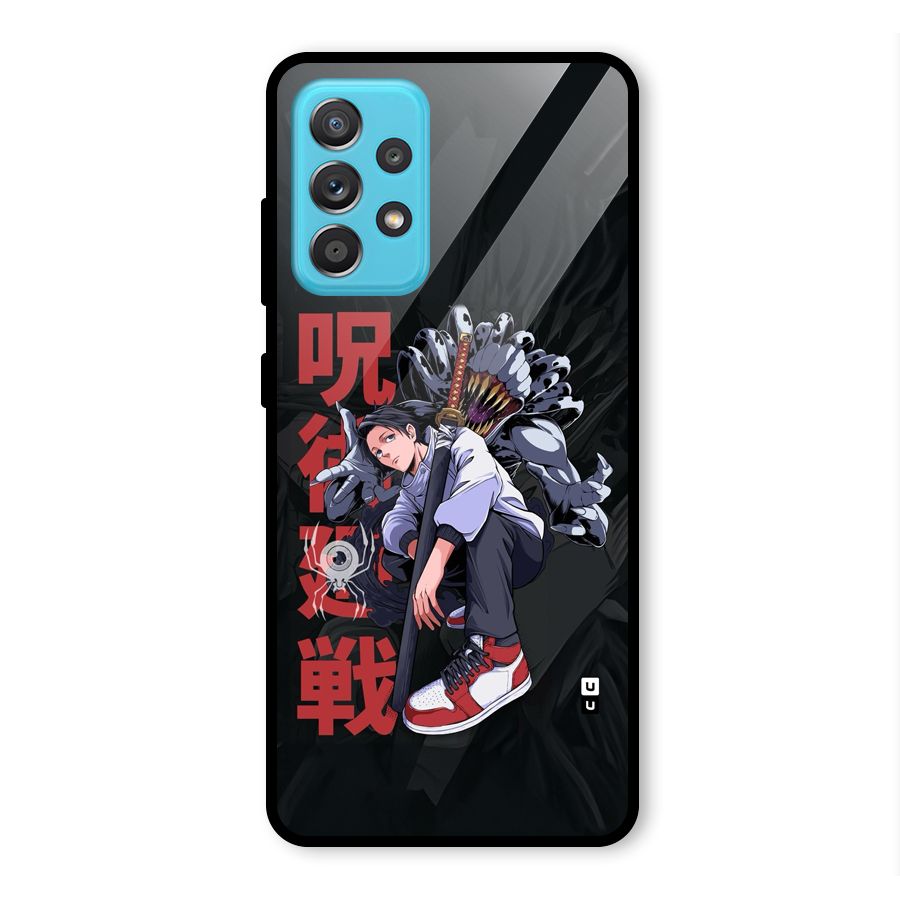 Yuta With Rika Glass Back Case for Galaxy A52s 5G