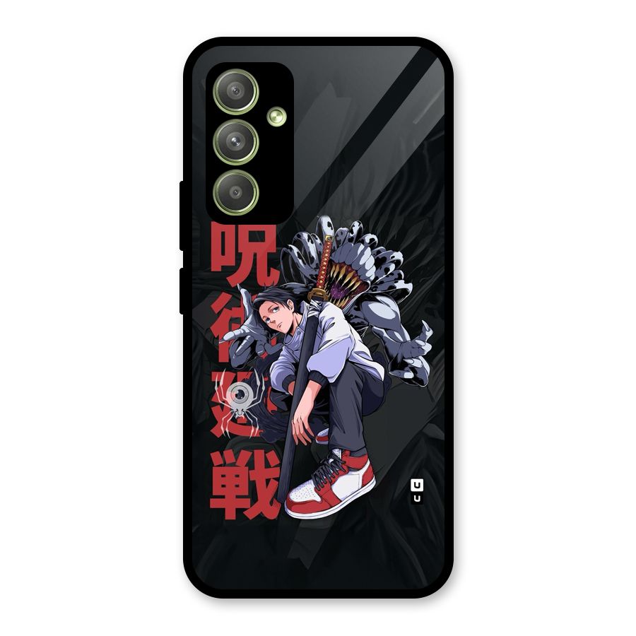 Yuta With Rika Glass Back Case for Galaxy A54