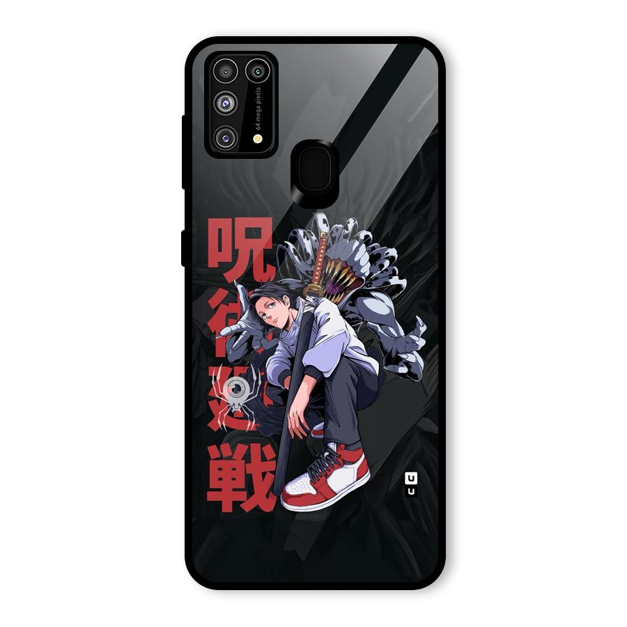 Yuta With Rika Glass Back Case for Galaxy F41