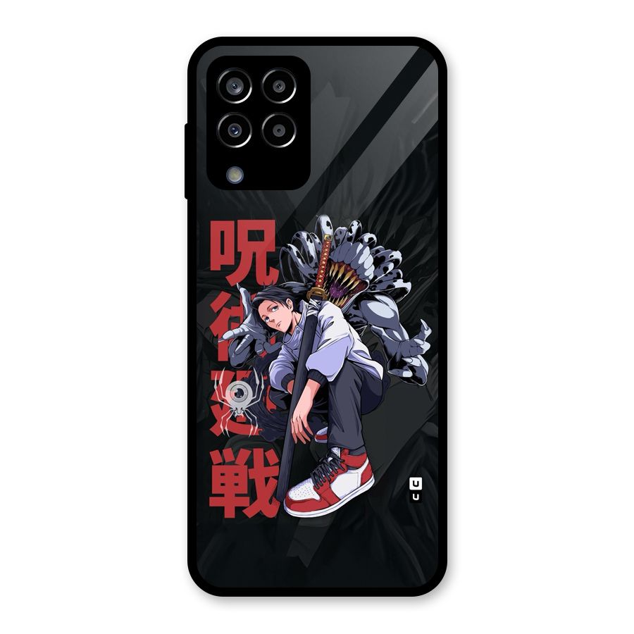 Yuta With Rika Glass Back Case for Galaxy M33