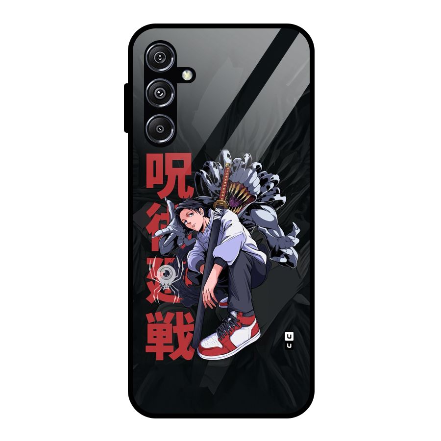 Yuta With Rika Glass Back Case for Galaxy M34 5G