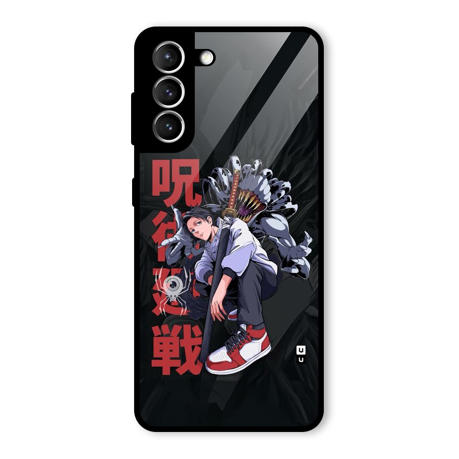 Yuta With Rika Glass Back Case for Galaxy S21 5G