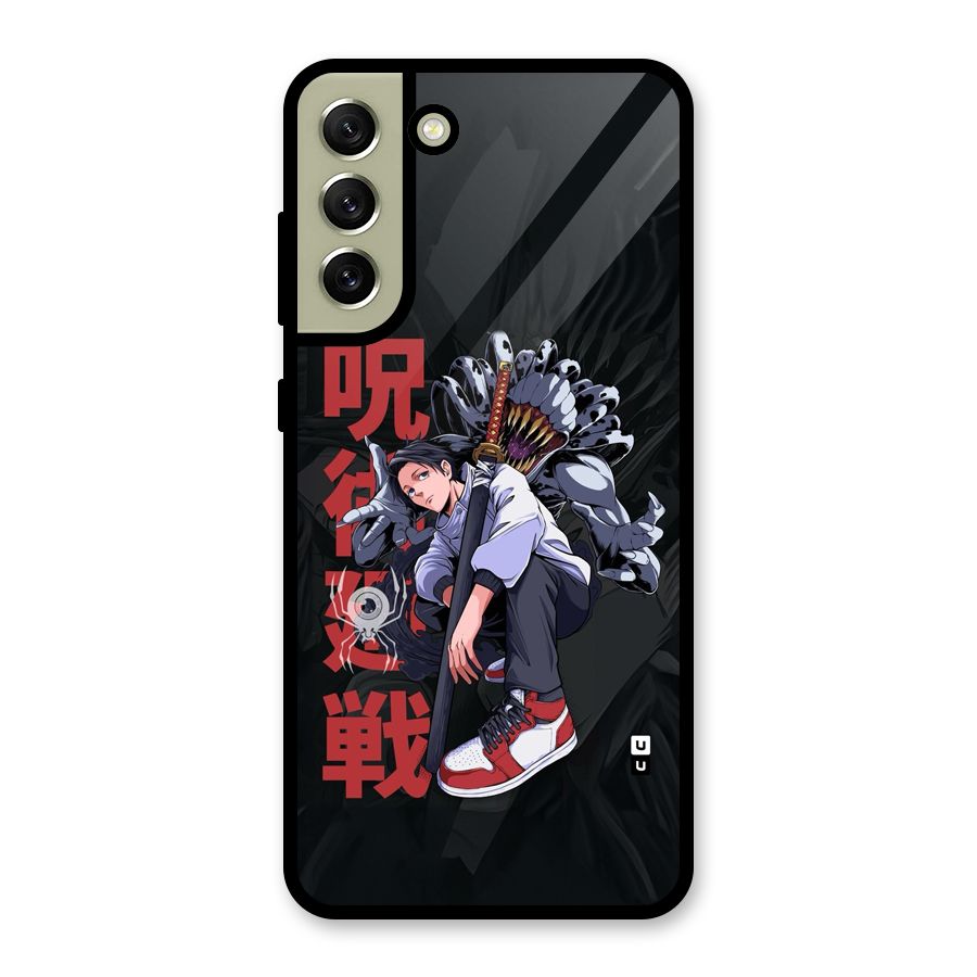 Yuta With Rika Glass Back Case for Galaxy S21 FE 5G
