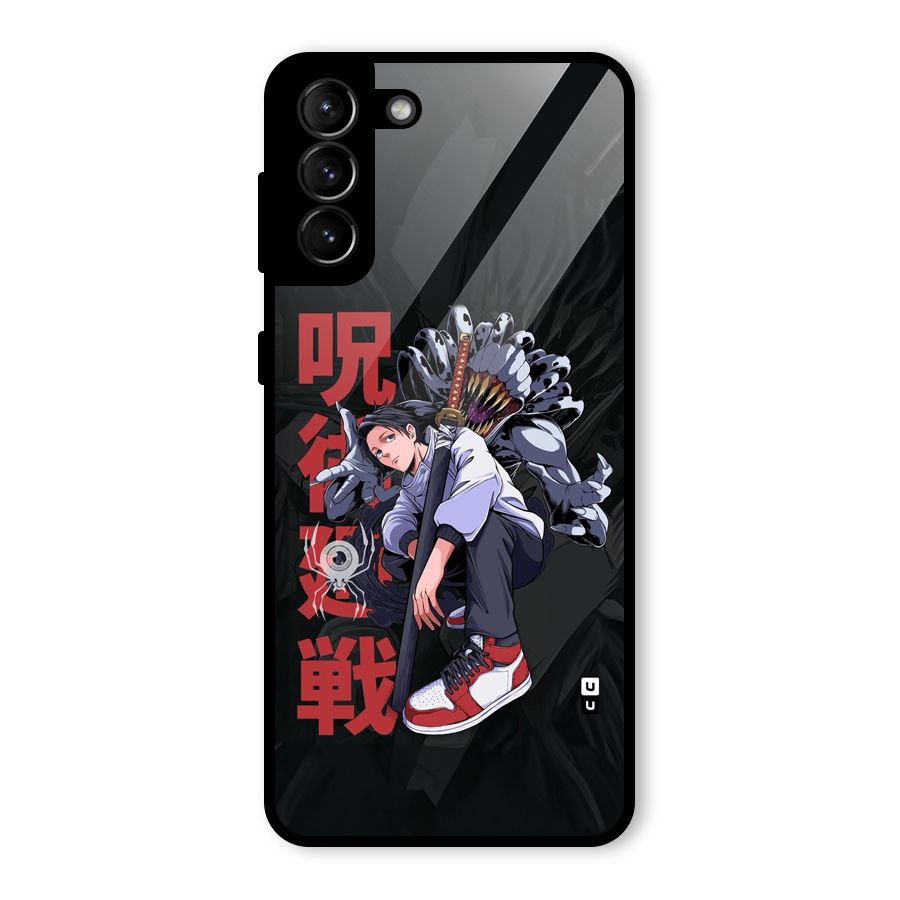 Yuta With Rika Glass Back Case for Galaxy S21 Plus