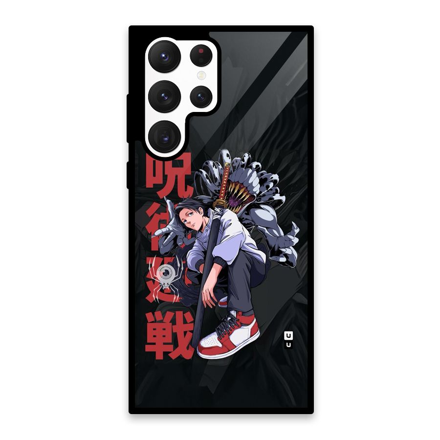 Yuta With Rika Glass Back Case for Galaxy S22 Ultra 5G