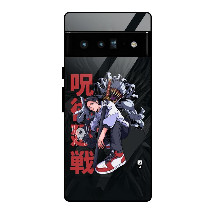 Yuta With Rika Glass Back Case for Google Pixel 6 Pro