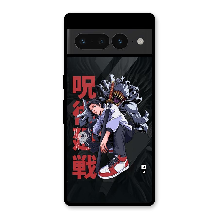 Yuta With Rika Glass Back Case for Google Pixel 7 Pro