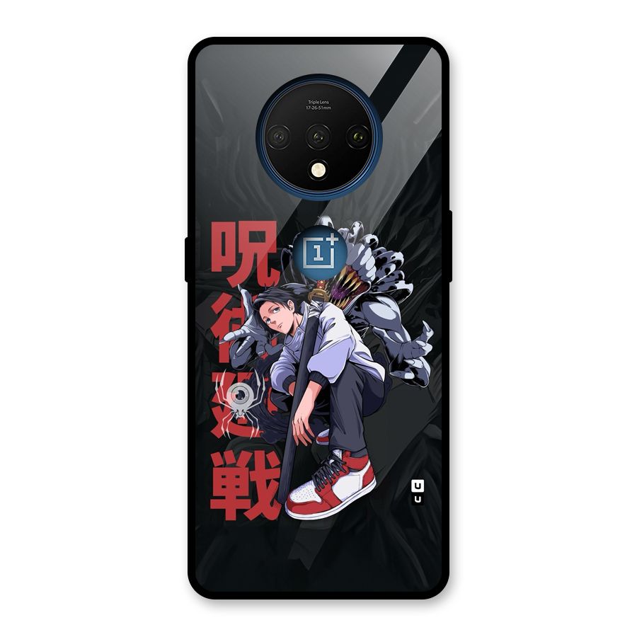 Yuta With Rika Glass Back Case for OnePlus 7T