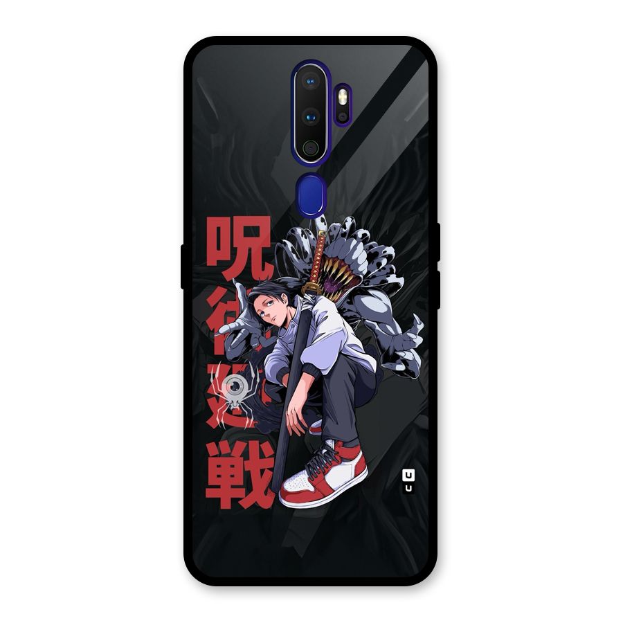 Yuta With Rika Glass Back Case for Oppo A9 (2020)