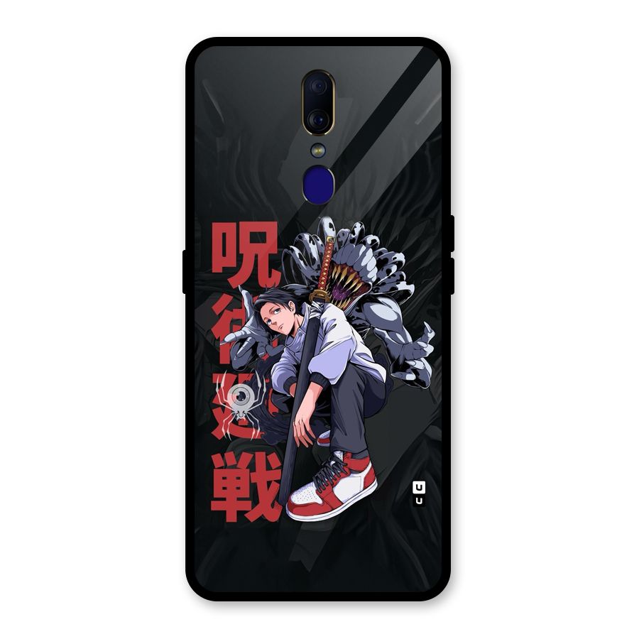 Yuta With Rika Glass Back Case for Oppo F11