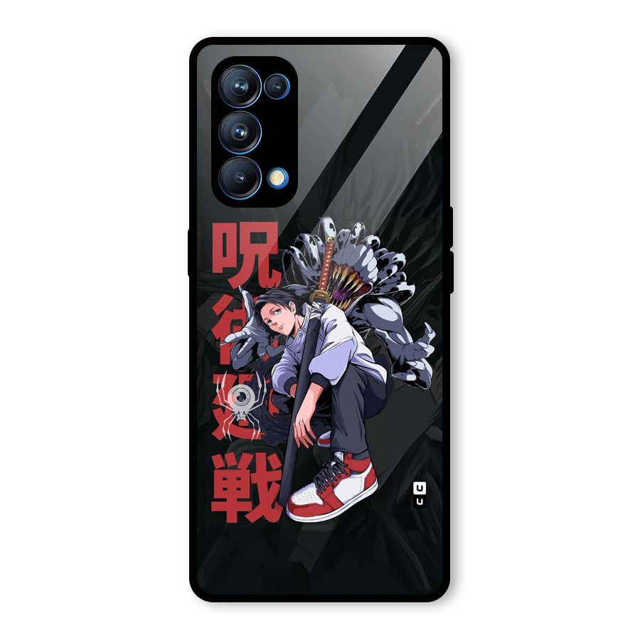 Yuta With Rika Glass Back Case for Oppo Reno5 Pro 5G