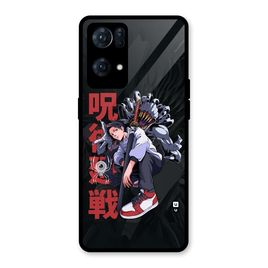 Yuta With Rika Glass Back Case for Oppo Reno7 Pro 5G