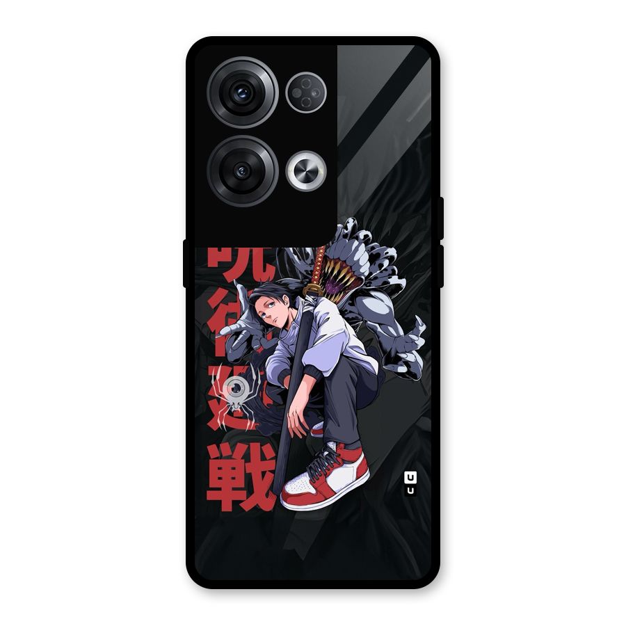 Yuta With Rika Glass Back Case for Oppo Reno8 Pro 5G