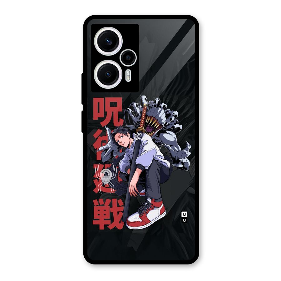 Yuta With Rika Glass Back Case for Poco F5