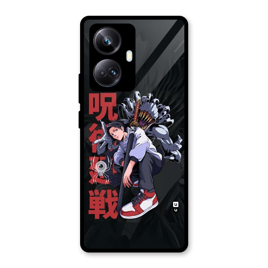 Yuta With Rika Glass Back Case for Realme 10 Pro Plus