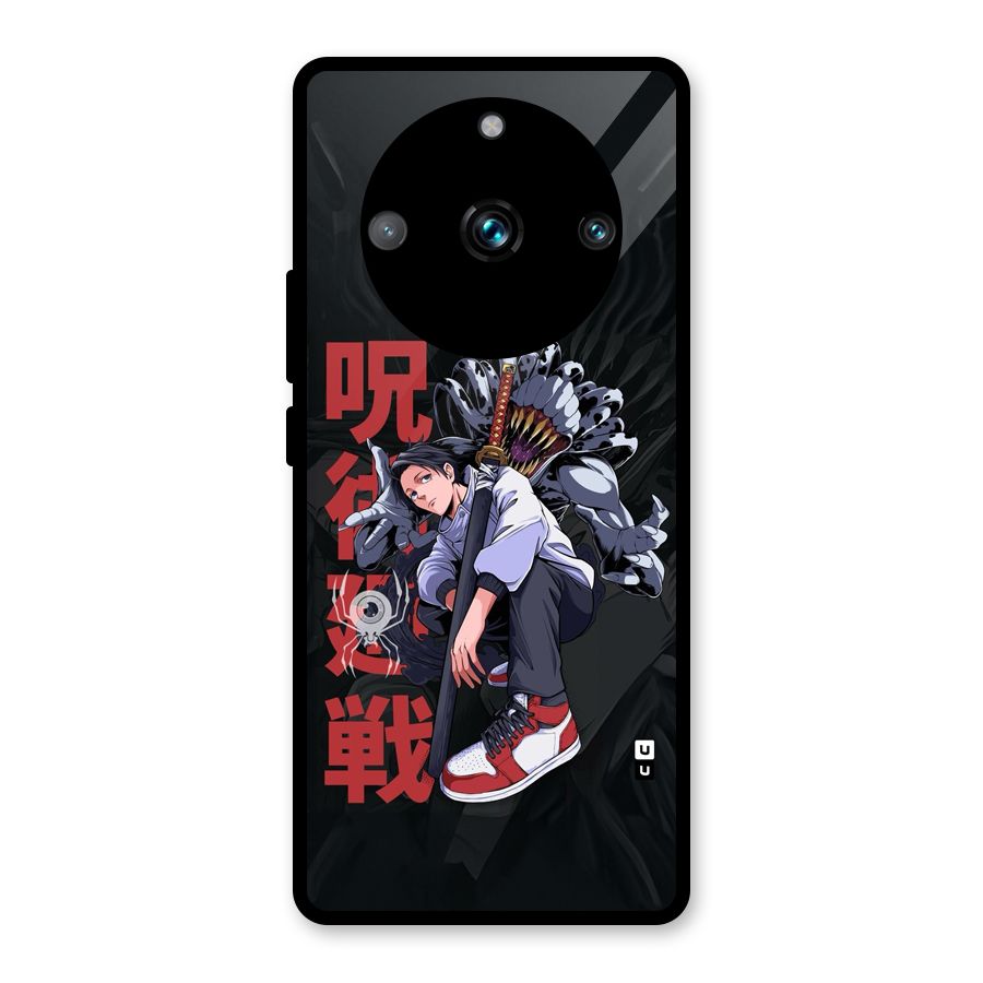 Yuta With Rika Glass Back Case for Realme 11 Pro Plus