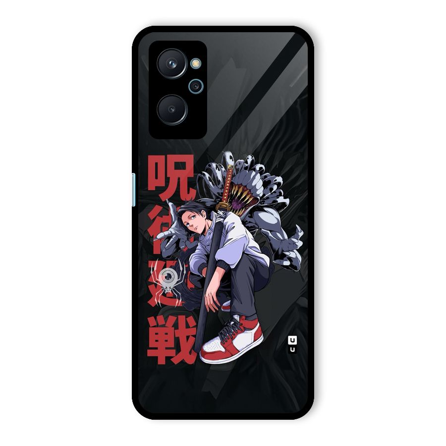Yuta With Rika Glass Back Case for Realme 9i