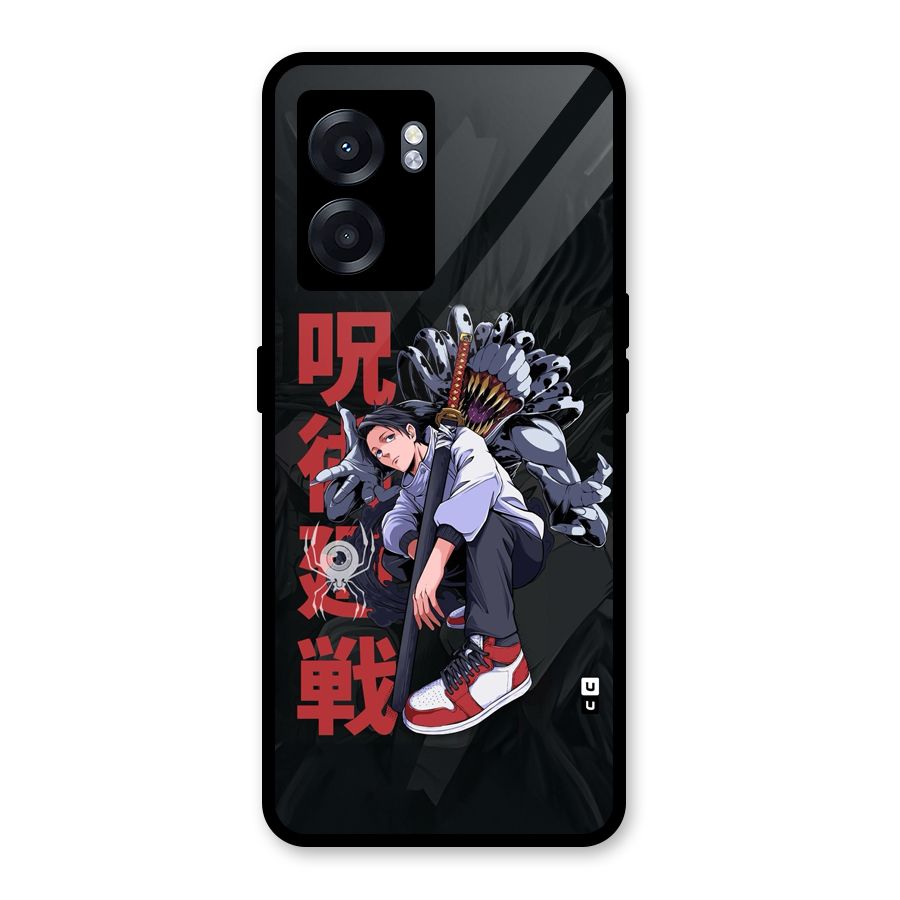 Yuta With Rika Glass Back Case for Realme Narzo 50 5G