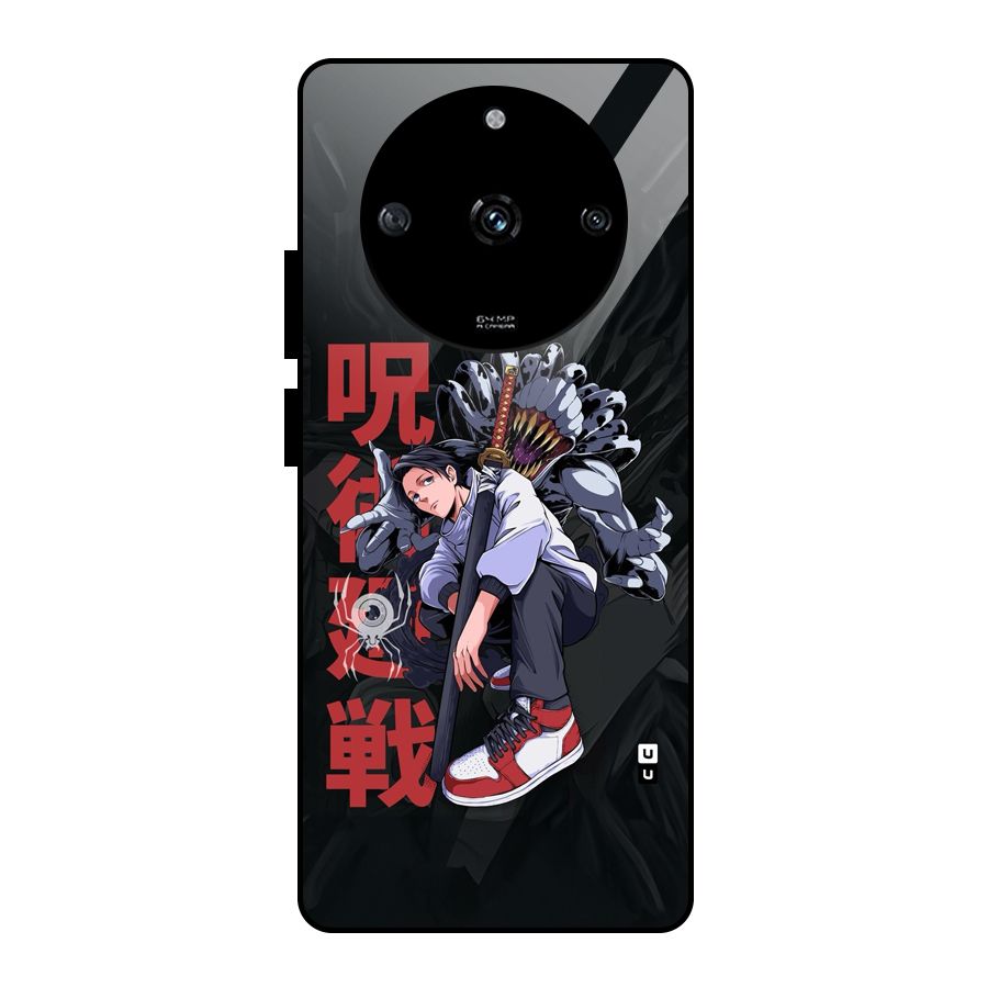 Yuta With Rika Glass Back Case for Realme Narzo 60 5G