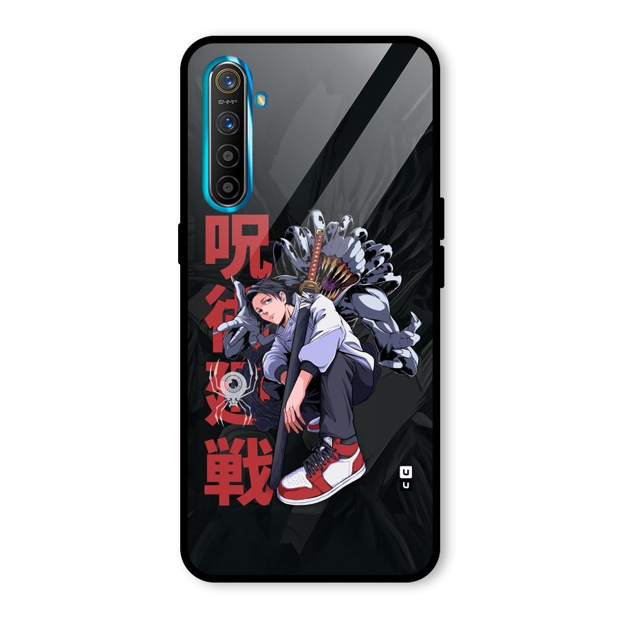 Yuta With Rika Glass Back Case for Realme XT