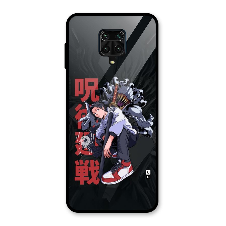 Yuta With Rika Glass Back Case for Redmi Note 9 Pro