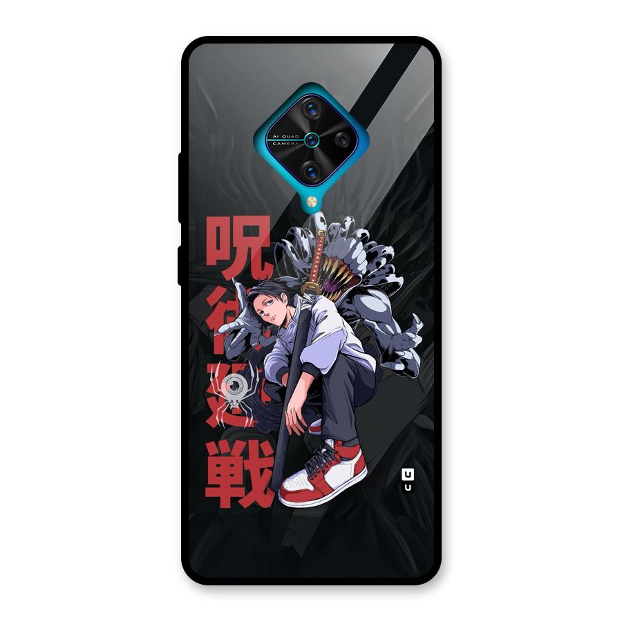Yuta With Rika Glass Back Case for Vivo S1 Pro