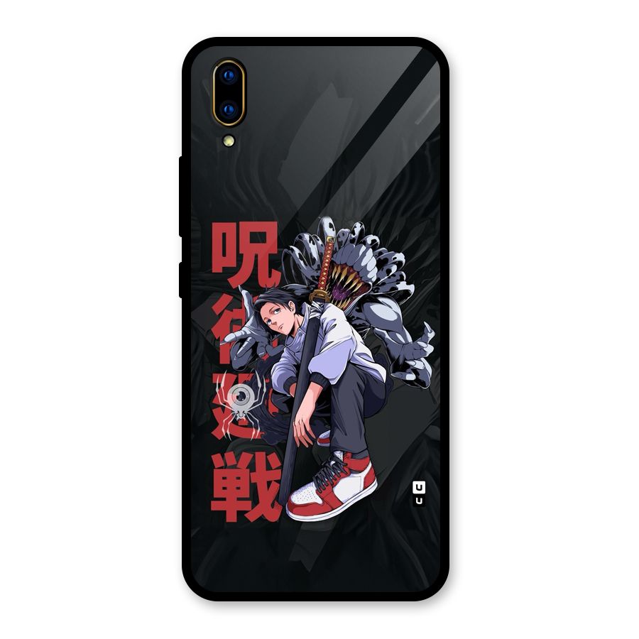 Yuta With Rika Glass Back Case for Vivo V11 Pro