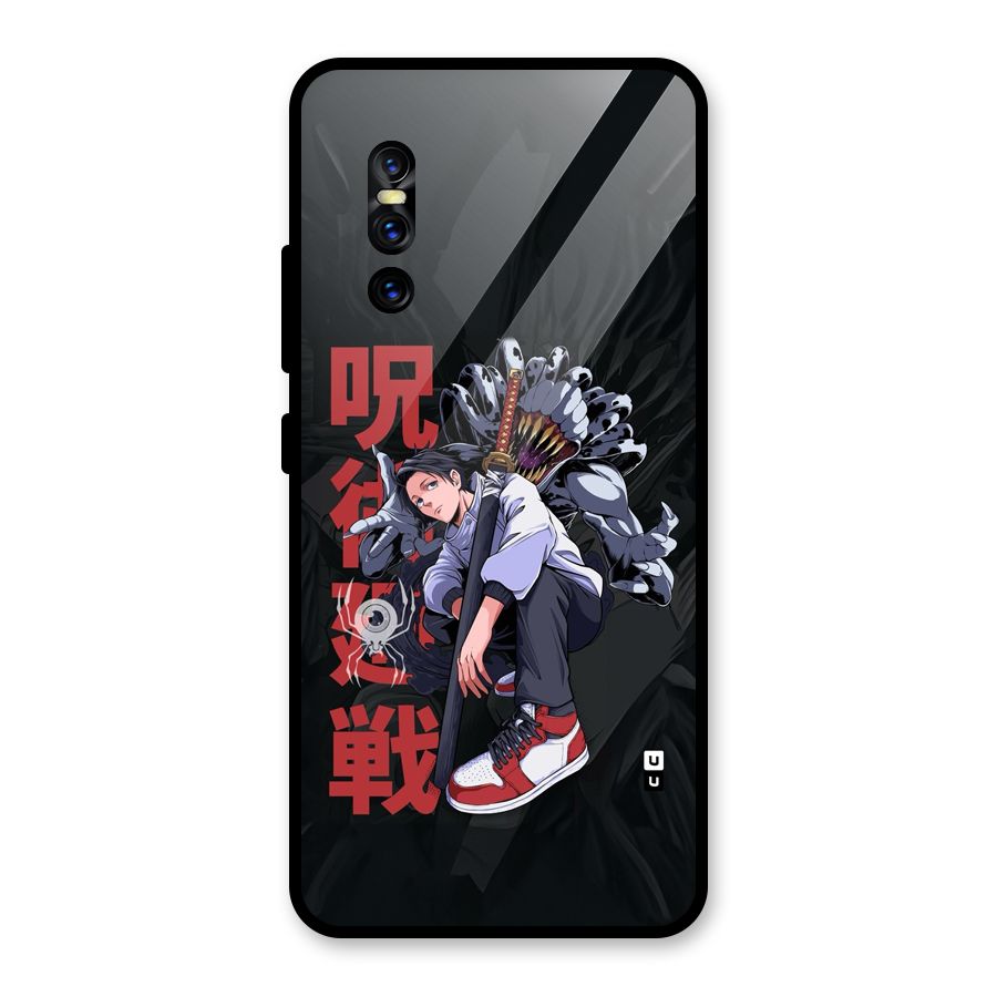Yuta With Rika Glass Back Case for Vivo V15 Pro