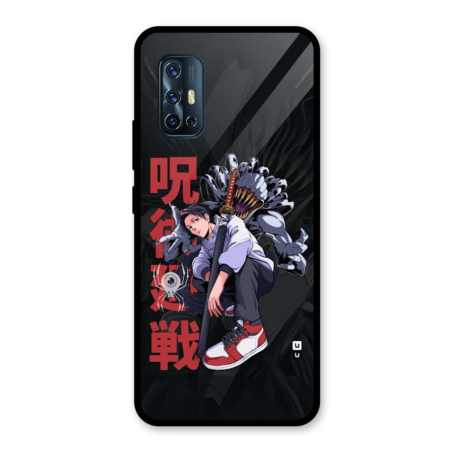 Yuta With Rika Glass Back Case for Vivo V17