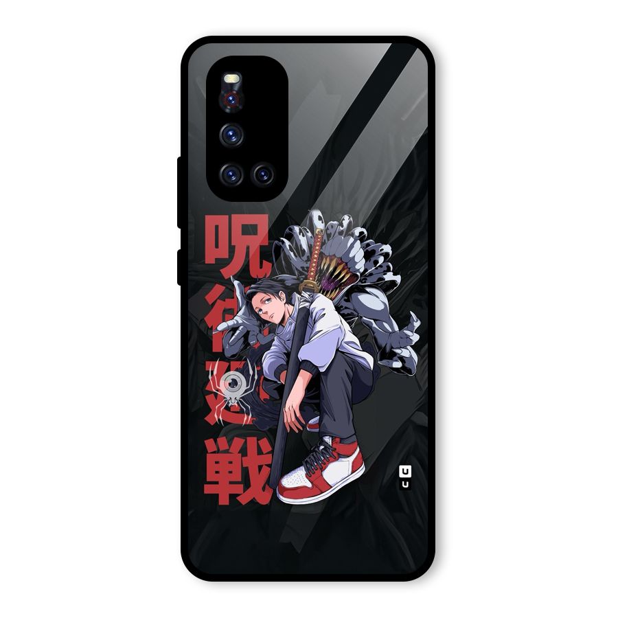 Yuta With Rika Glass Back Case for Vivo V19