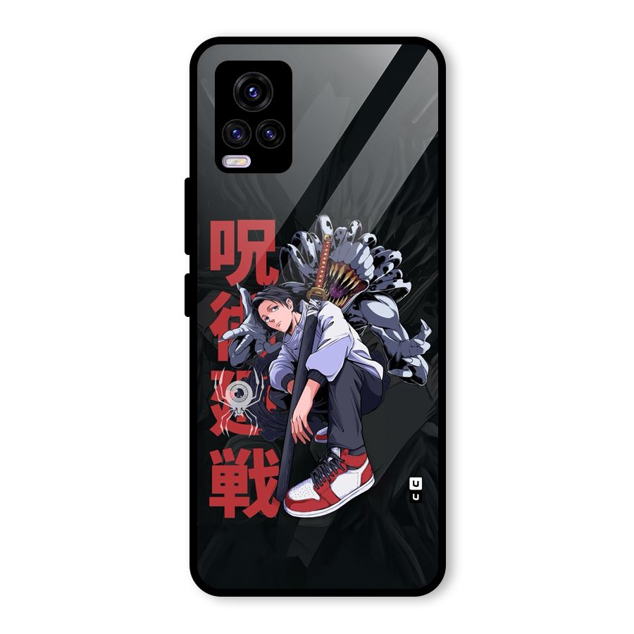 Yuta With Rika Glass Back Case for Vivo V20