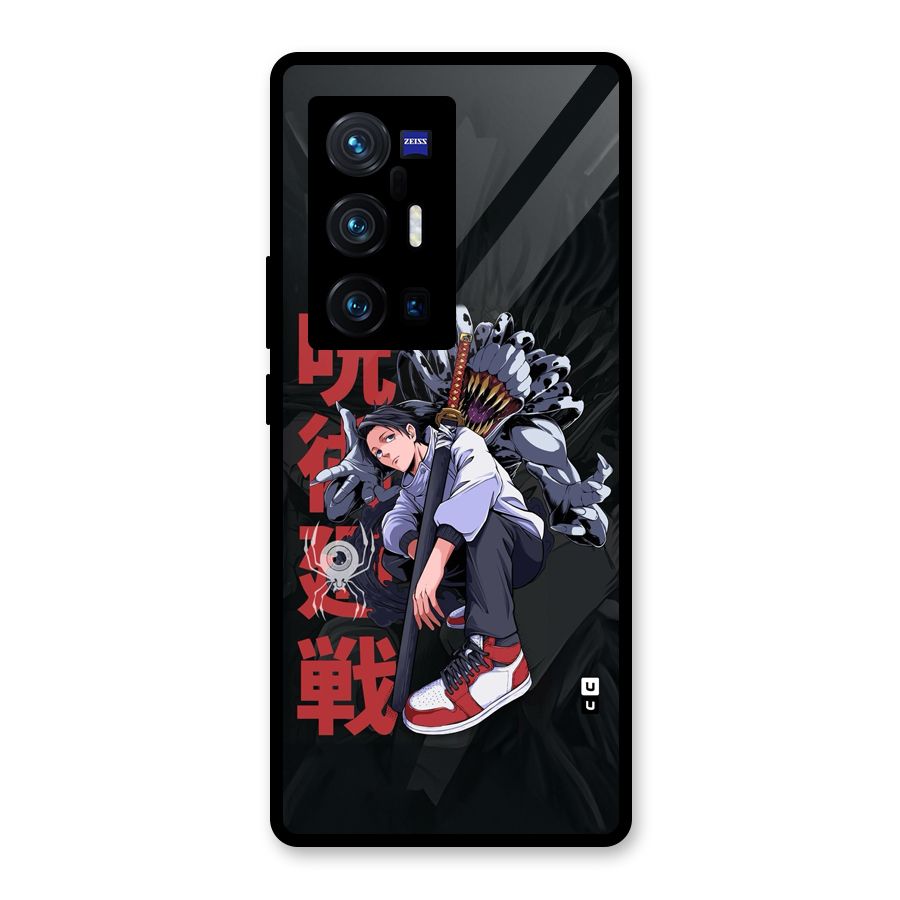 Yuta With Rika Glass Back Case for Vivo X70 Pro Plus