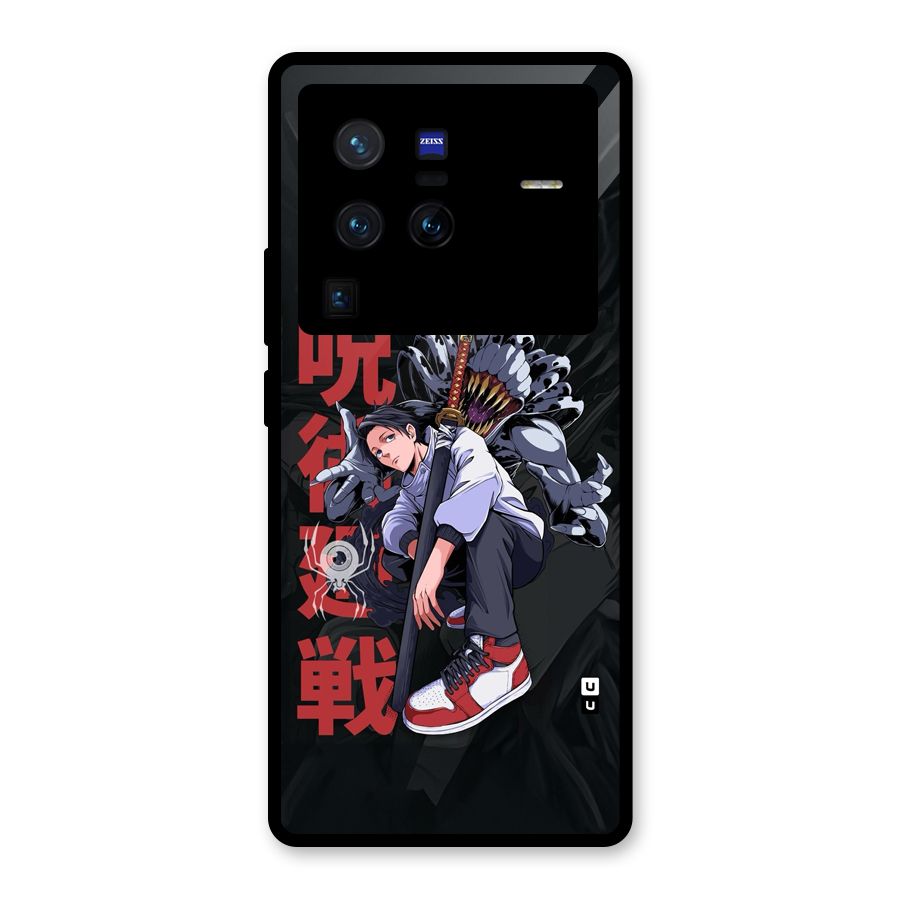 Yuta With Rika Glass Back Case for Vivo X80 Pro