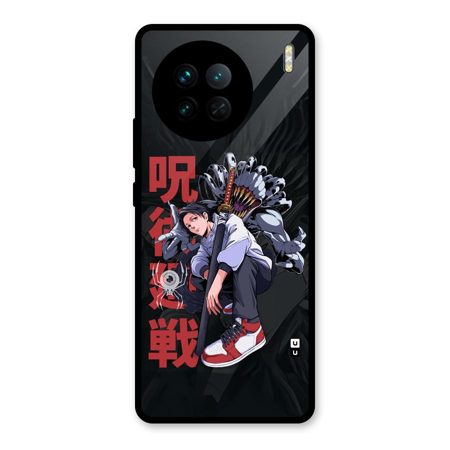 Yuta With Rika Glass Back Case for Vivo X90