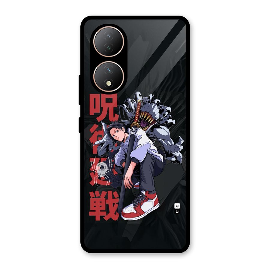 Yuta With Rika Glass Back Case for Vivo Y100