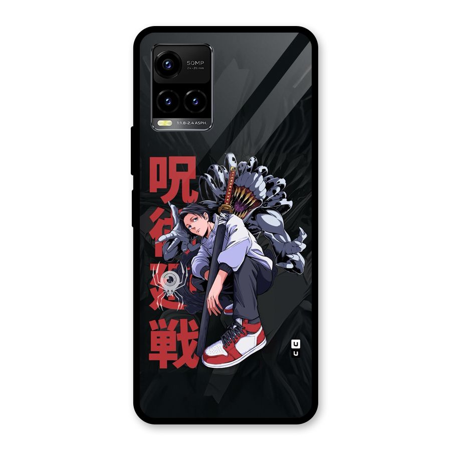 Yuta With Rika Glass Back Case for Vivo Y21T