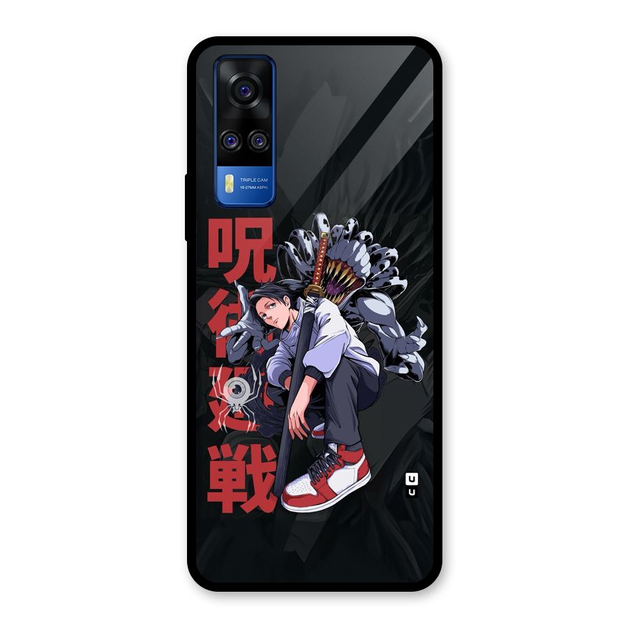 Yuta With Rika Glass Back Case for Vivo Y31