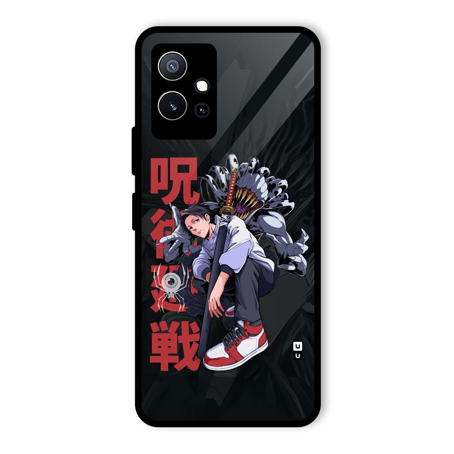 Yuta With Rika Glass Back Case for Vivo Y75 5G